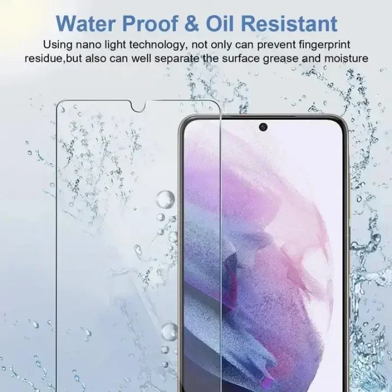 Protetor de tela de vidro temperado para Samsung, A54, A13, A34, A12, A53, A14, A71, A52, A23, A70, A51, A32, A73, A50, A33, A22, 5G