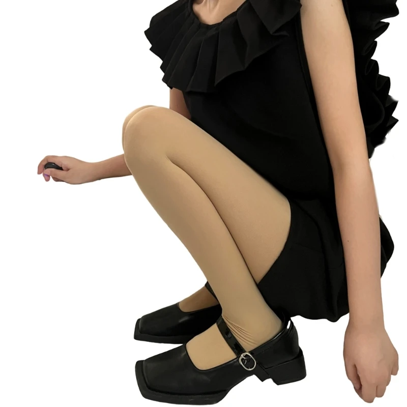 Opaque Tights Women Solid Color Pantyhose Stockings Control Top Thigh High Socks Dropshipping