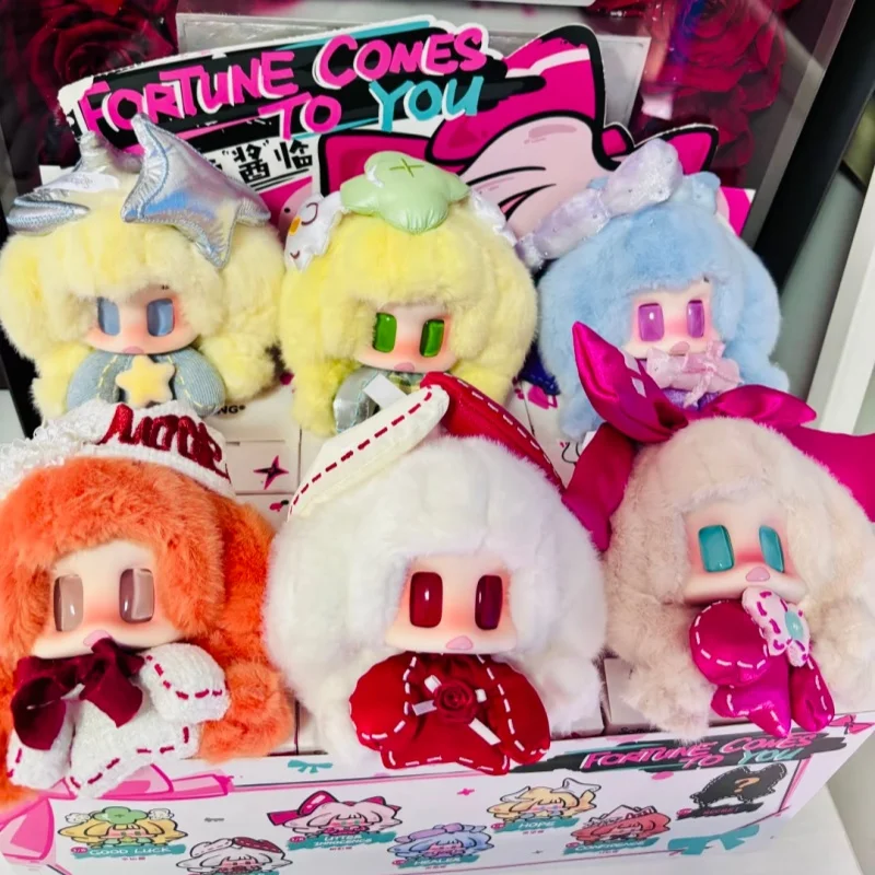 

Mooroo Meng Forture Comes To You Series слепая коробка милая аниме-кукла загадочная коробка сумка-сюрприз плюшевая подвеска виниловый брелок подарочная игрушка