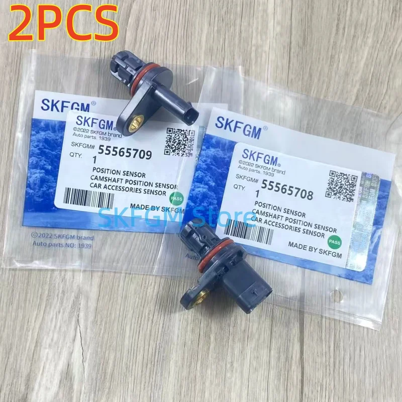 

1 пара датчиков положения распределительного вала для Chevrolet Aveo Cruze Orlando Pontiac Opel Vauxhall Insignia Astra Zafira 55565708 55565709