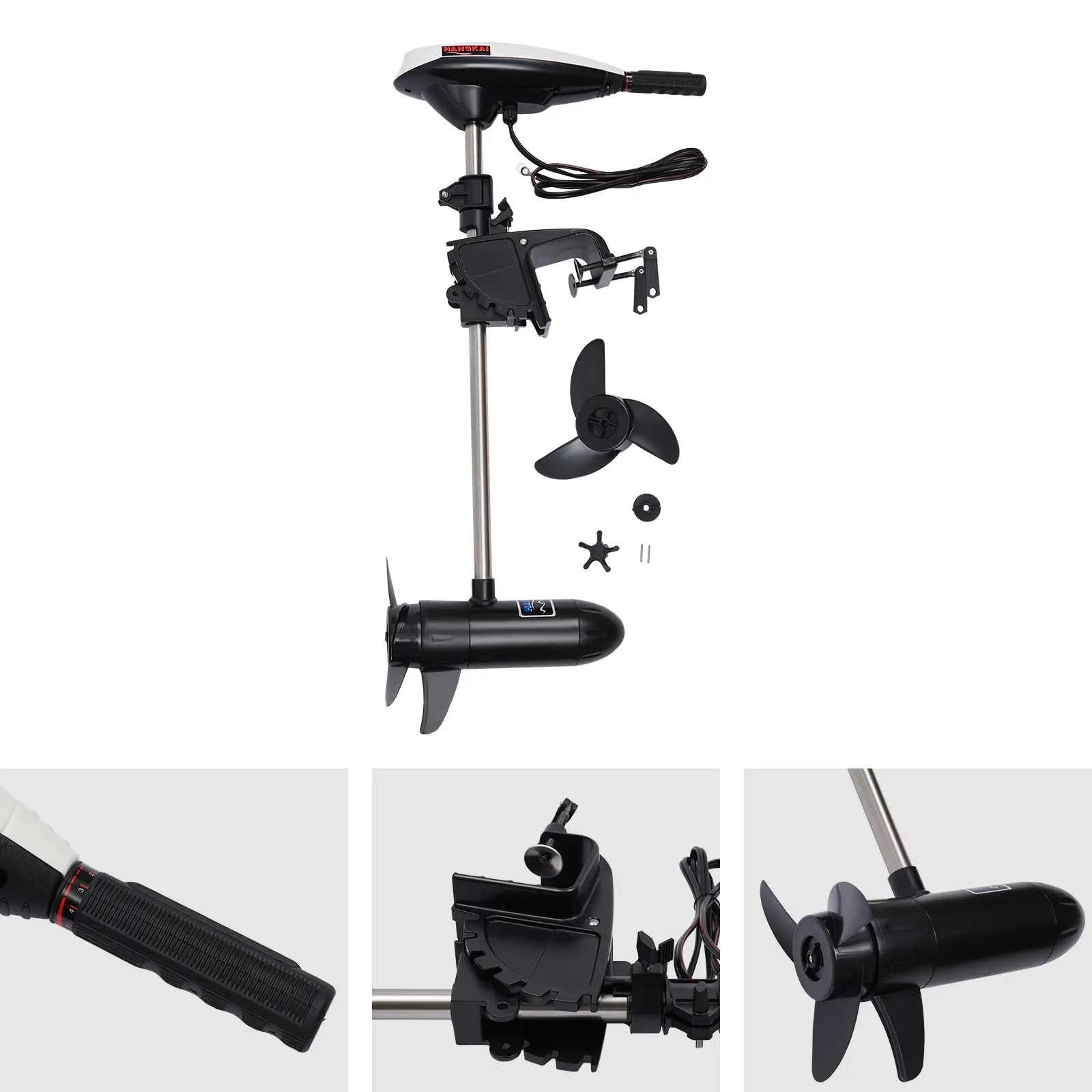 

#For Moteur de bateau électrique, moteur hors-bord électrique, moteur hors-bord pour bateaux de pêche, kayak, 45 lb&