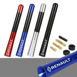 12cm Carbon Fiber Car Radio Antenna For Renault Sport Duster Megane 2 3 Accessories