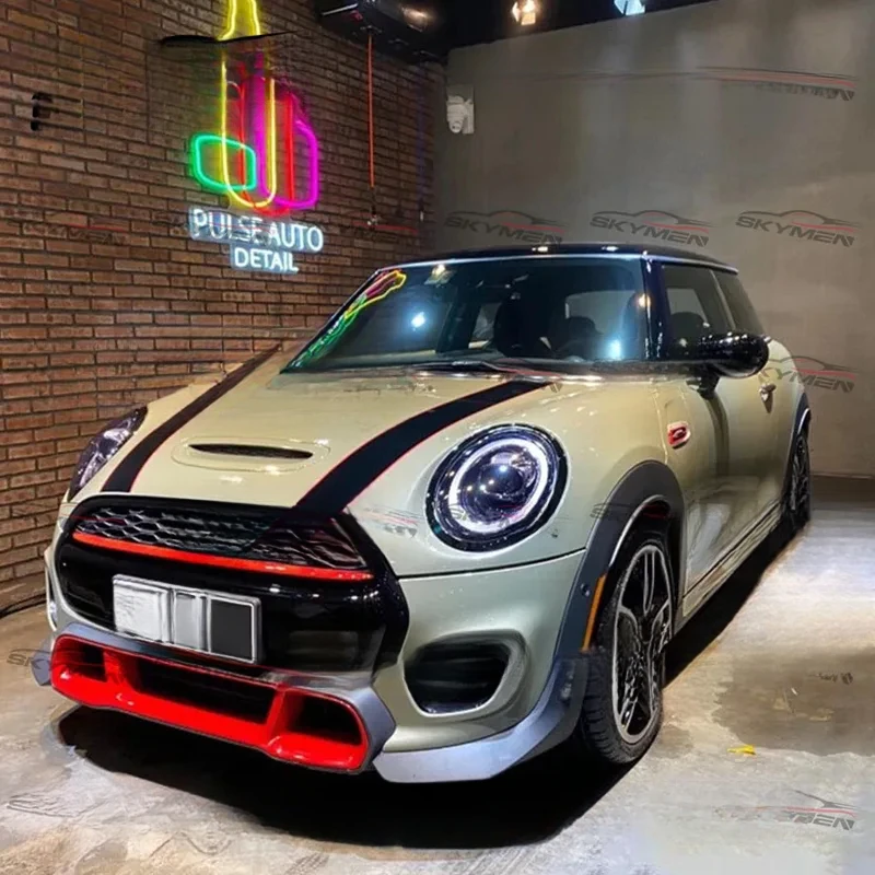 

Sturdy GP3 Style Fiberglass Bumper Lip F56 JCW Front Diffuser Fiber Glass Unpainted Tuning Sp Under Spoiler Cover