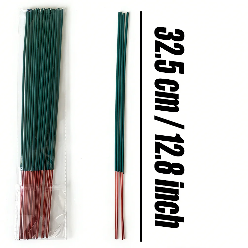 Wholesale Premium Lemongrass Incense Sticks, 12.8-Inch Extended Bamboo Incense Sticks, Made from Natural Lemongrass Incense Powder, Long-Lasting Fragrance, Suitable for Home, Office, Yoga, Meditation, after Meals, Reading, Music, and Creating an Aesthetic Smoke Effect