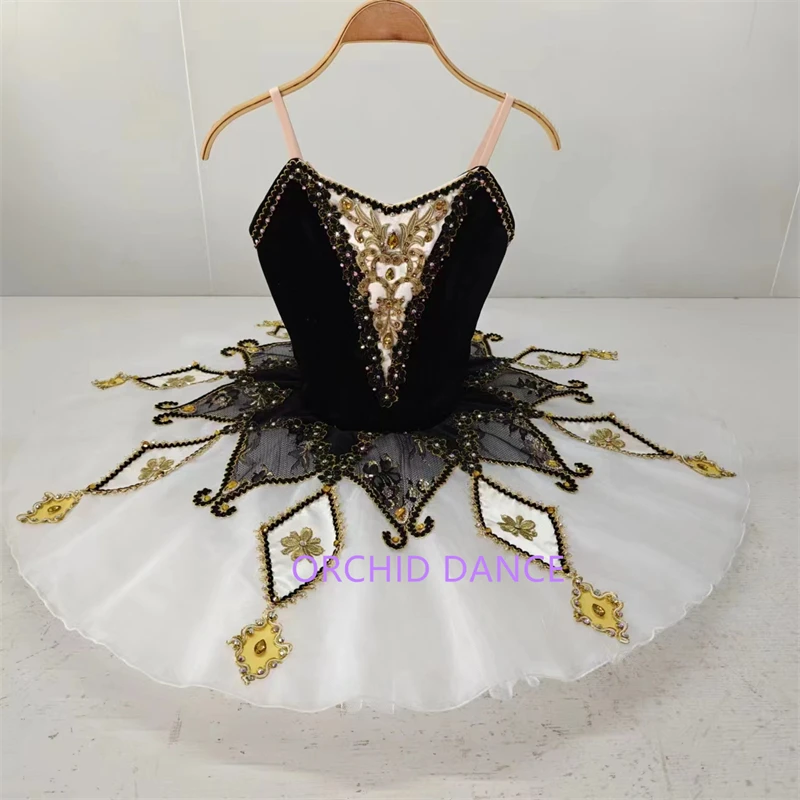 high quality hot selling Unique Design Kids Girls Children Women Adult Performance Wear Gold Pink Ballet Tutu Costumes