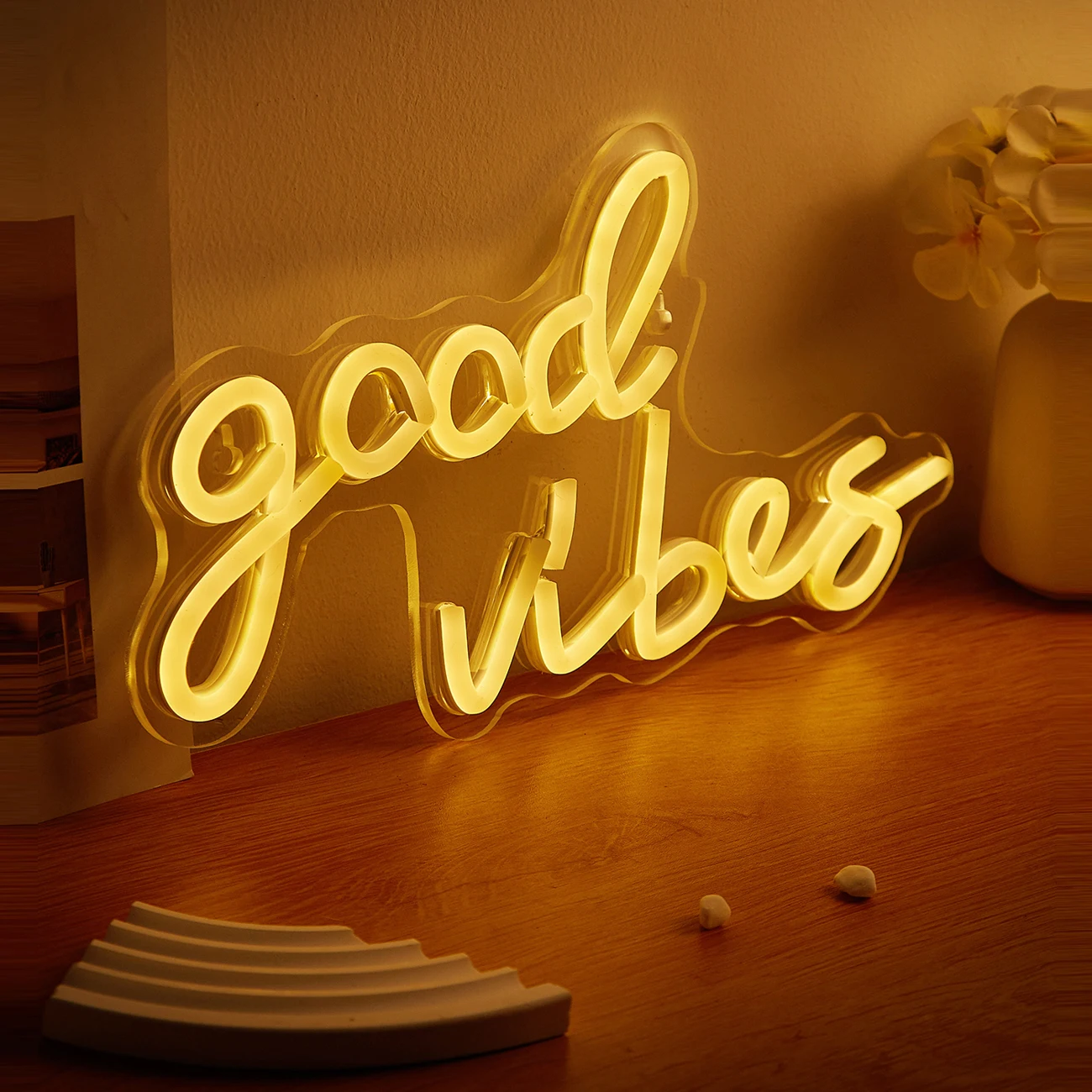 Chi-buy LED 네온 좋은 느낌 USB 전원 네온 사인 장식 램프 표지판 침실 룸 바 숍을위한 생일 선물 벽 예술