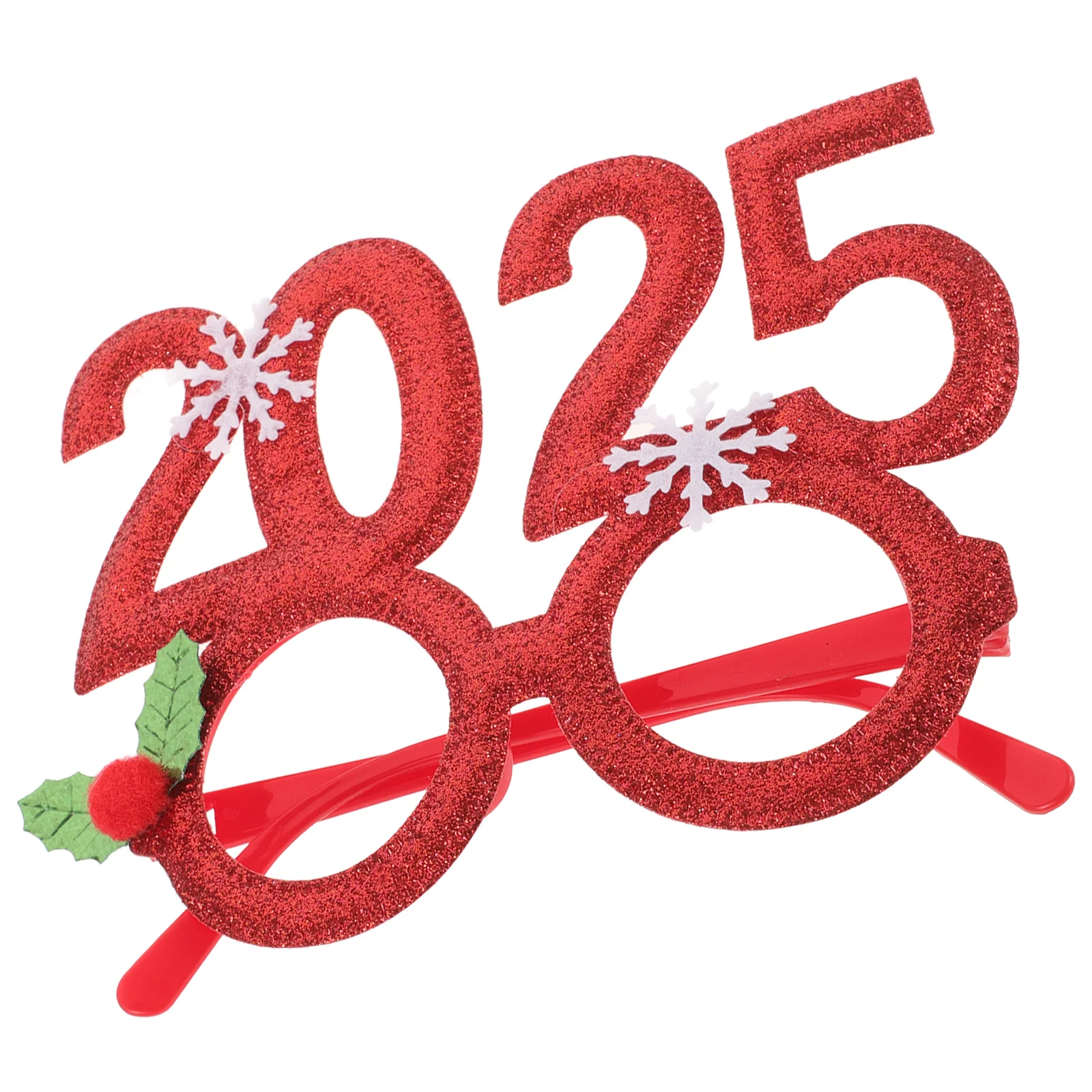 

Christmas Party Glasses 2025 Number Frames Xmas Party Eyewear Photo Booth Props Festive Supplies Christmas Glasses Frames