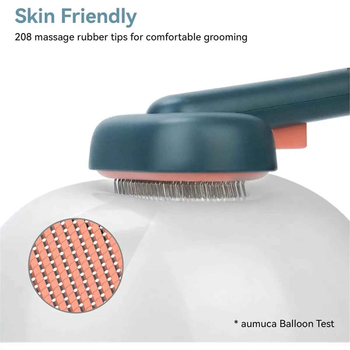 2026 Trend Skin Friendly Self-Cleaning Slicker Brush for Dogs & Cats, Efficient Hair Remover for Long & Short Haired Pets