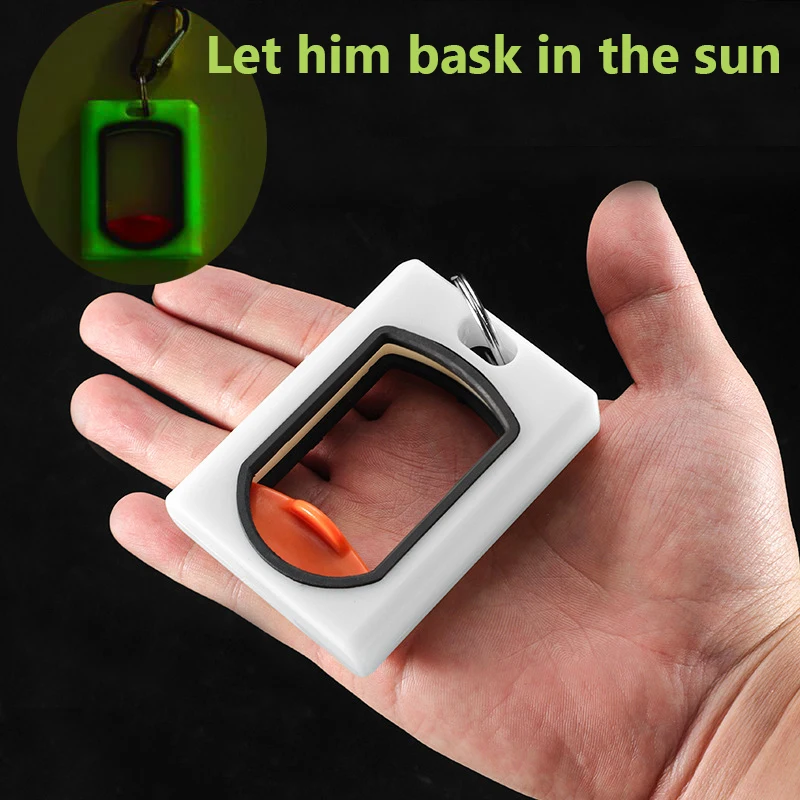 1-3pc Cable Tie Organizer Tie Holder Portable Cable Tie Storage Tool Glow at Night Storage   Lightweight Plastic Spring Clip
