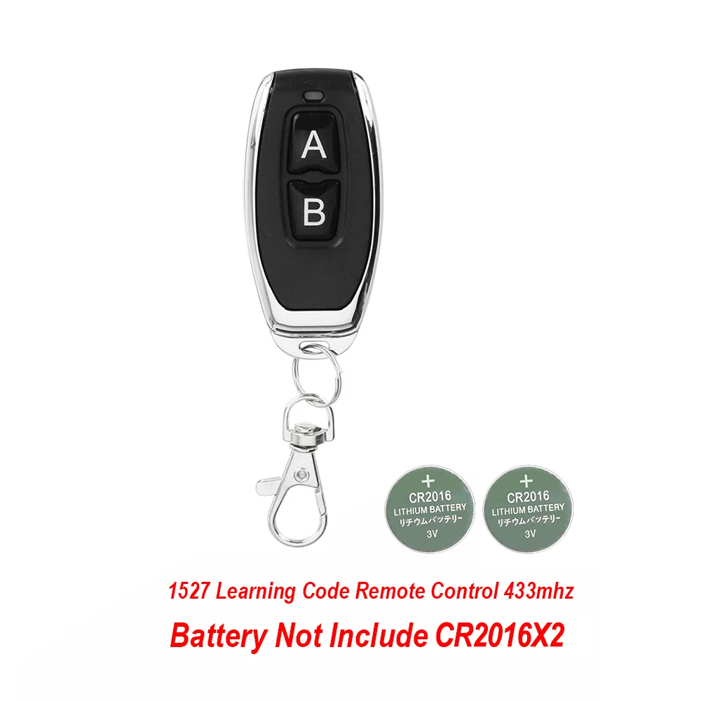 1527 Learning Code 433MHz Remote Control  Garage Door Opener Transmitter