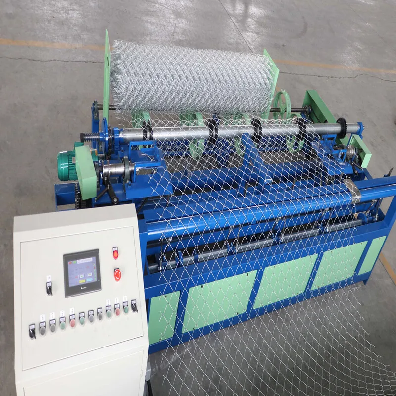 Diamond Metal Mesh Machine Wire Fence Machine Automatic Chain Link Fence Making Machine for Making Cyclone Wire Mesh Supplier