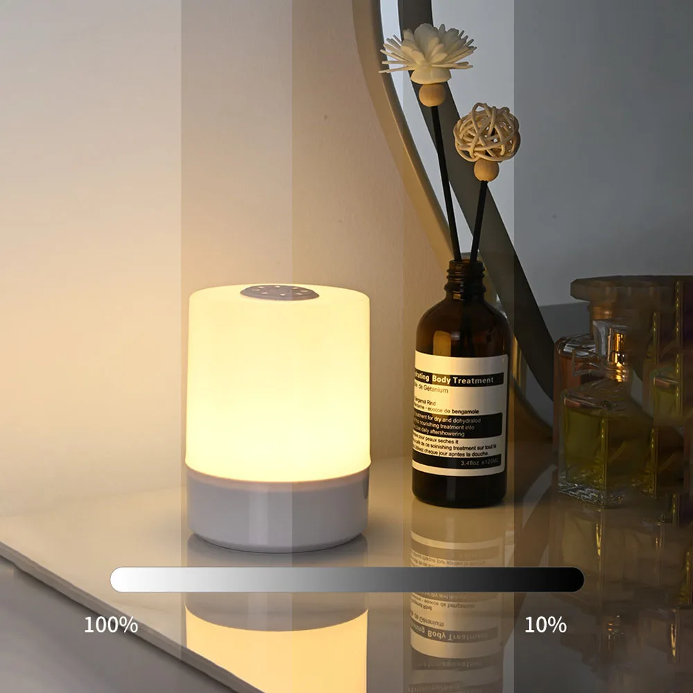 Touch Night Light LED Wireless Charging Atmosphere Light USB Eye Protection Lamp for Feeding Artifact Getting Up At Night Light