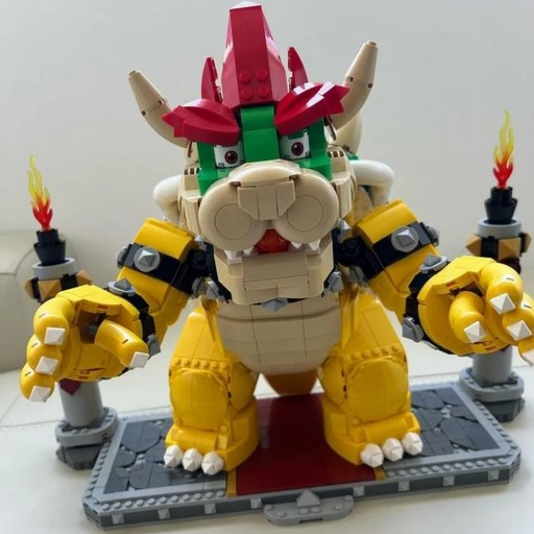 

71411 2807 Pcs Building Block Bricks Disney Toys for Children Christmas Gifts In Stock The Mighty Bowser Super Mario