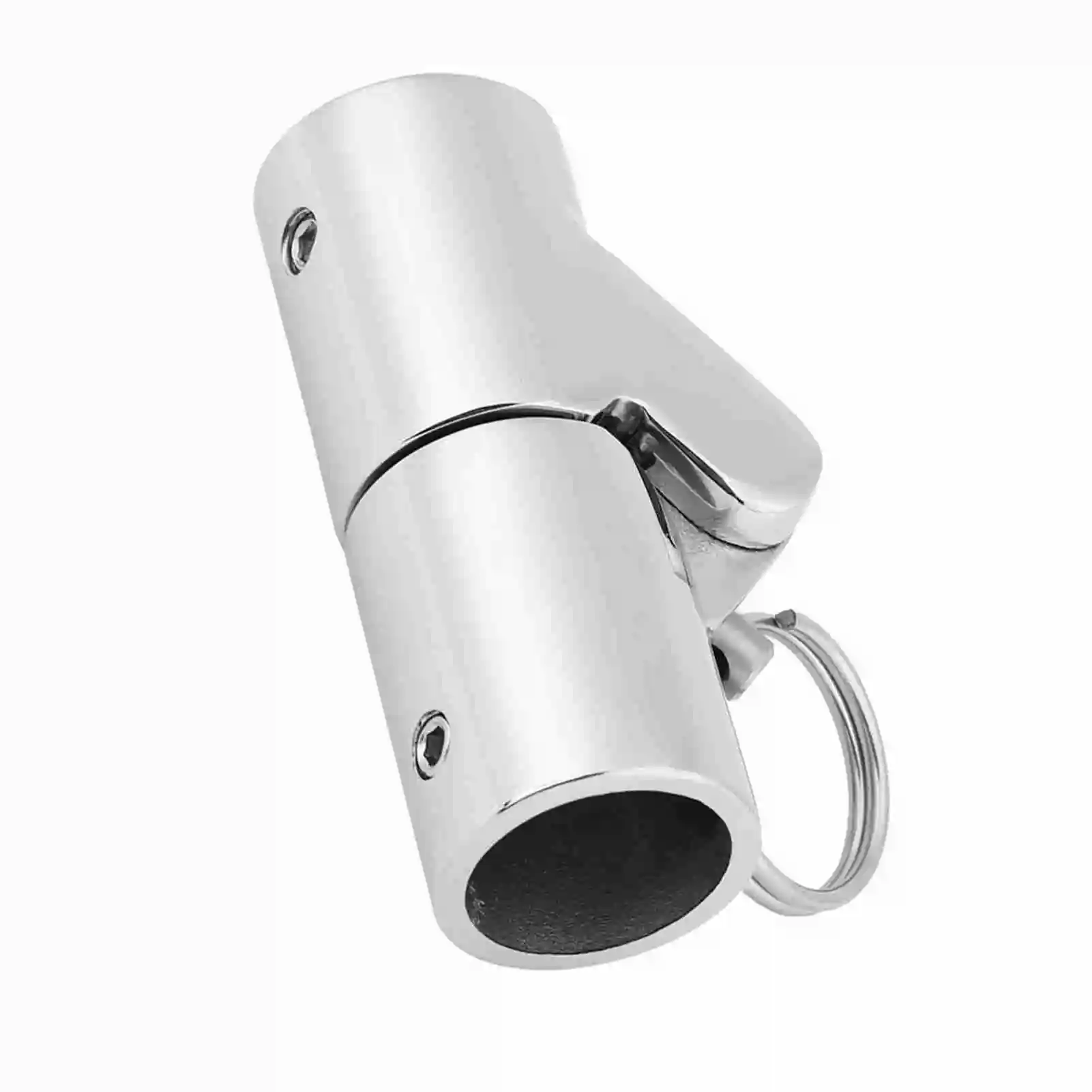 ZK20 Marine Edelstahl klappbare Drehkupplung Rohr Rohrverbinder Boot Hardware Fitting