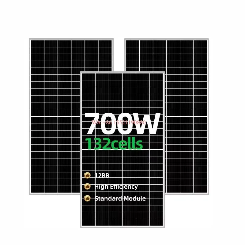 wmwmnu For Large Power Solar Panel 700W Mono Photovoltaic Modules 680W 690W 710W High Efficiency China Made for Home