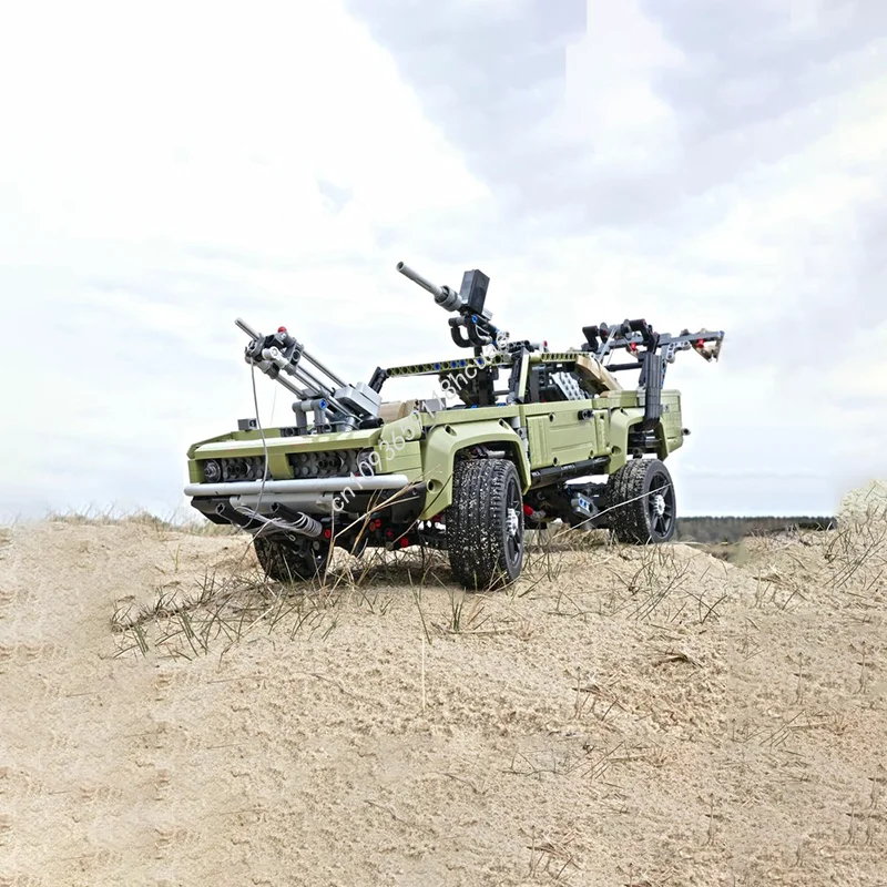 2111 個 MOC マッドマックス クローカー 2 テクニカルモデルビルディングブロック組み立てる DIY 教育玩具レンガ子供クリスマスギフト誕生日