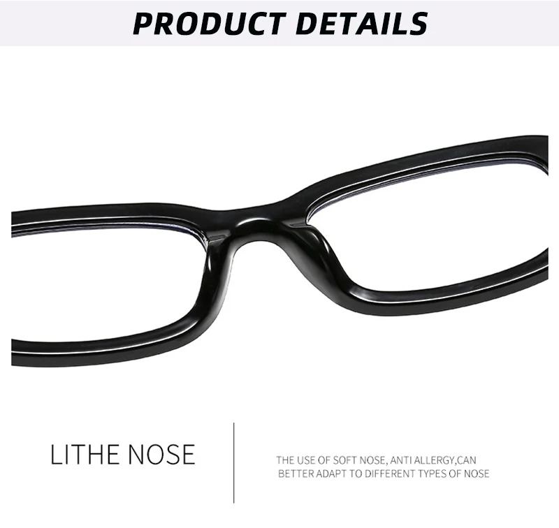 Modische kleine rechteckige photochrome Brille für Damen, klassische Farbwechselbrille, stilvolle tägliche dekorative Brille – Detail 13