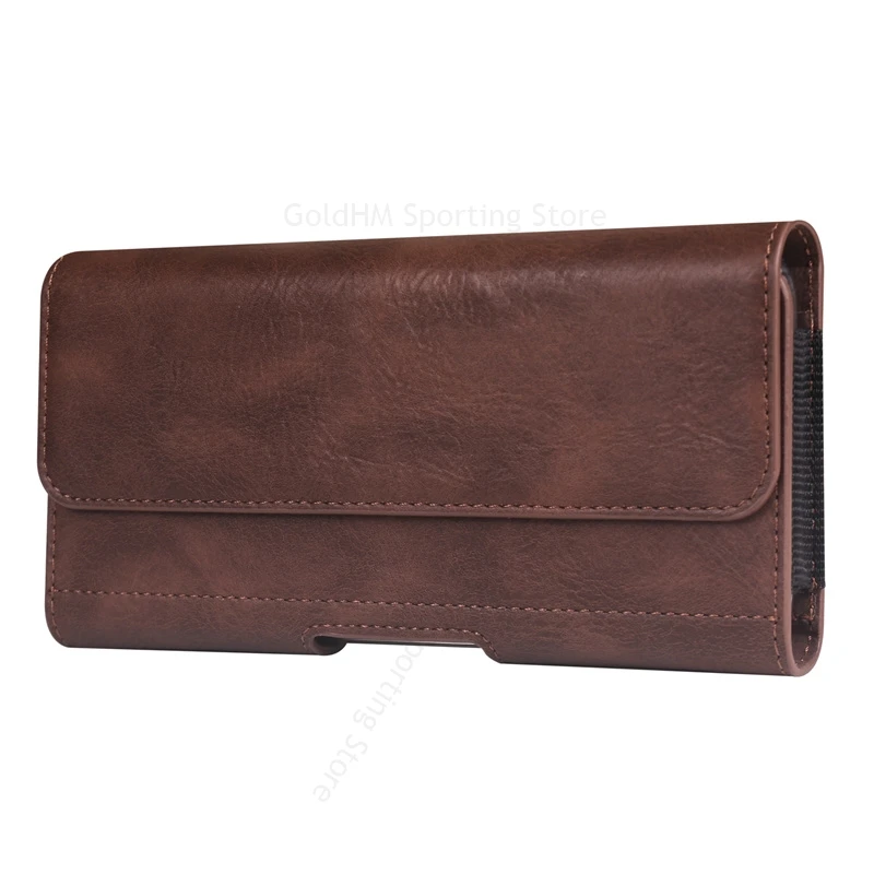 

For Samsung S26 Ultra Cases Leather Phone Pouch For Galaxy S25 Edge S25FE S24 Ultra S23 S22 Plus Magnetic Waist Bag Phone Cover