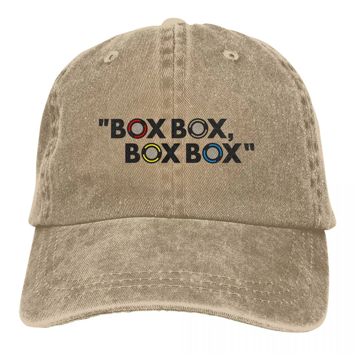 

Box Box F1 Retro Baseball Hat Cotton Sun Protaction Caps Unisex Casual Golf Hats