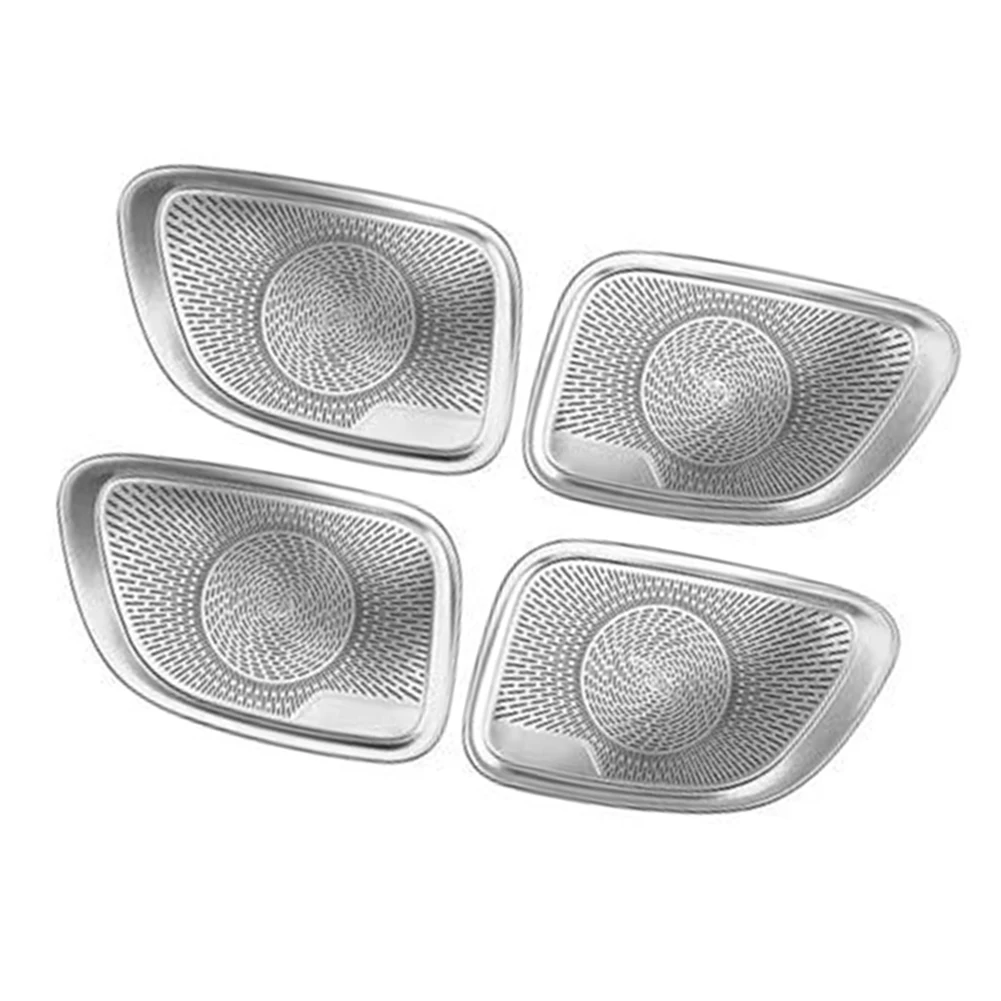 Stainless Steel Door Speaker Frame Cover Trim Fit for Mercedes C Class W206 Produced Between 2022 and 2024 to LHD