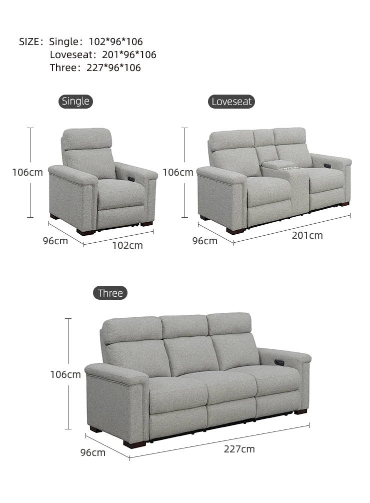 #Velvet Recliner Sofa Plush Touch Living Room Furniture Cozy Home Cinema Seating