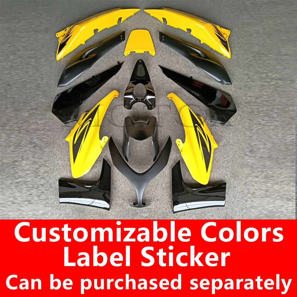 Motorcycle Fairing Bodywork Kit Set Accessories Fit For YAMAHA TMAX 500 TMAX500 08 - 11 Customizable Colors Label Sticker