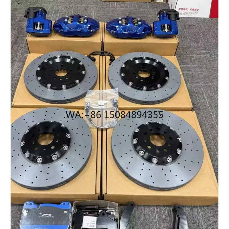 

Custom Brake Caliper Kit, 395mm Cast Iron & Carbon Ceramic Rotors, 410mm Carbon Ceramic Discs for M4 M5 upgrade modification