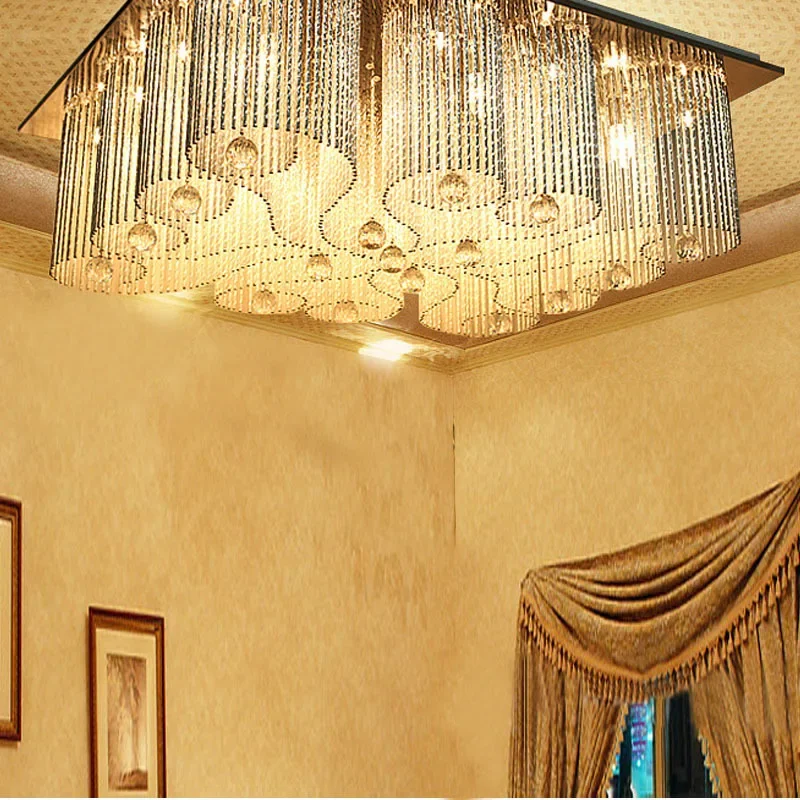 Living room lamp creative light luxury crystal lighting ceiling lamp Zhongshan Gong
