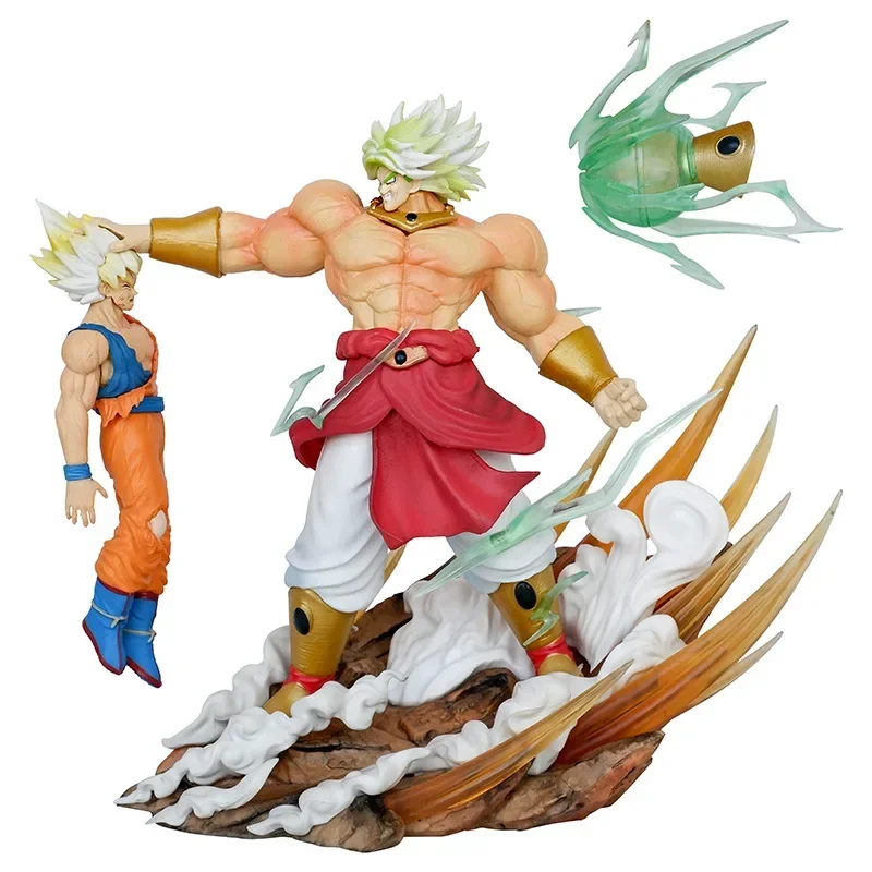 Dragon Ball Figure Broli Vs Goku Anime Figures Super Saiyan Broly Fullpower Gk Pvc Action Statue Figurine Collection Model Toys