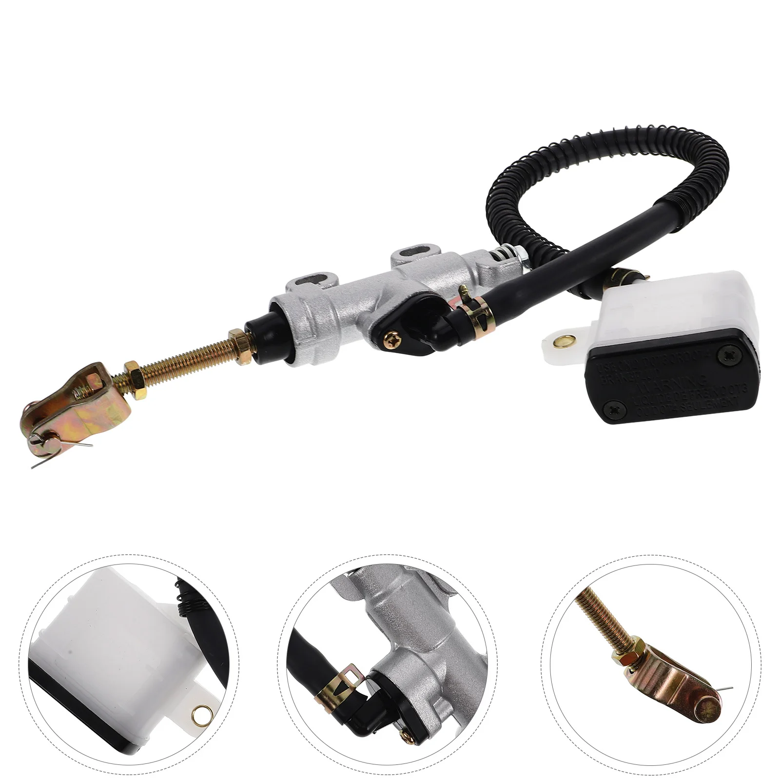 油圧式リアブレーキマスターシリンダーオイルカップポンプATVダートバイクゴーカートオートバイリアブレーキポンプオートバイ油圧シリンダー