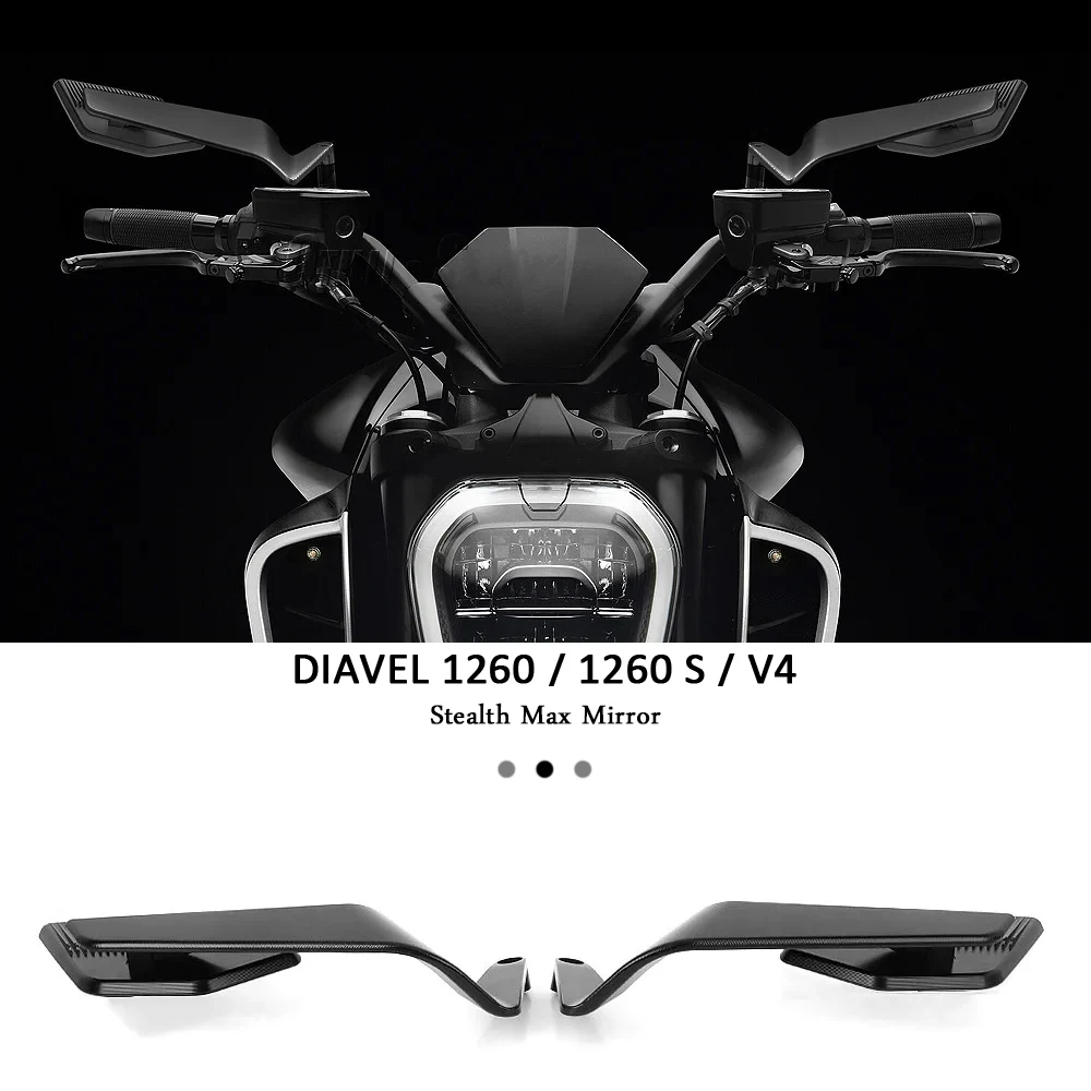 

2019-2022 Diavel 1260 DIAVEL 1260 S Rearview Mirrors Motorcycle Side View Mirror For Ducati Diavel V4 2023 2024 2025