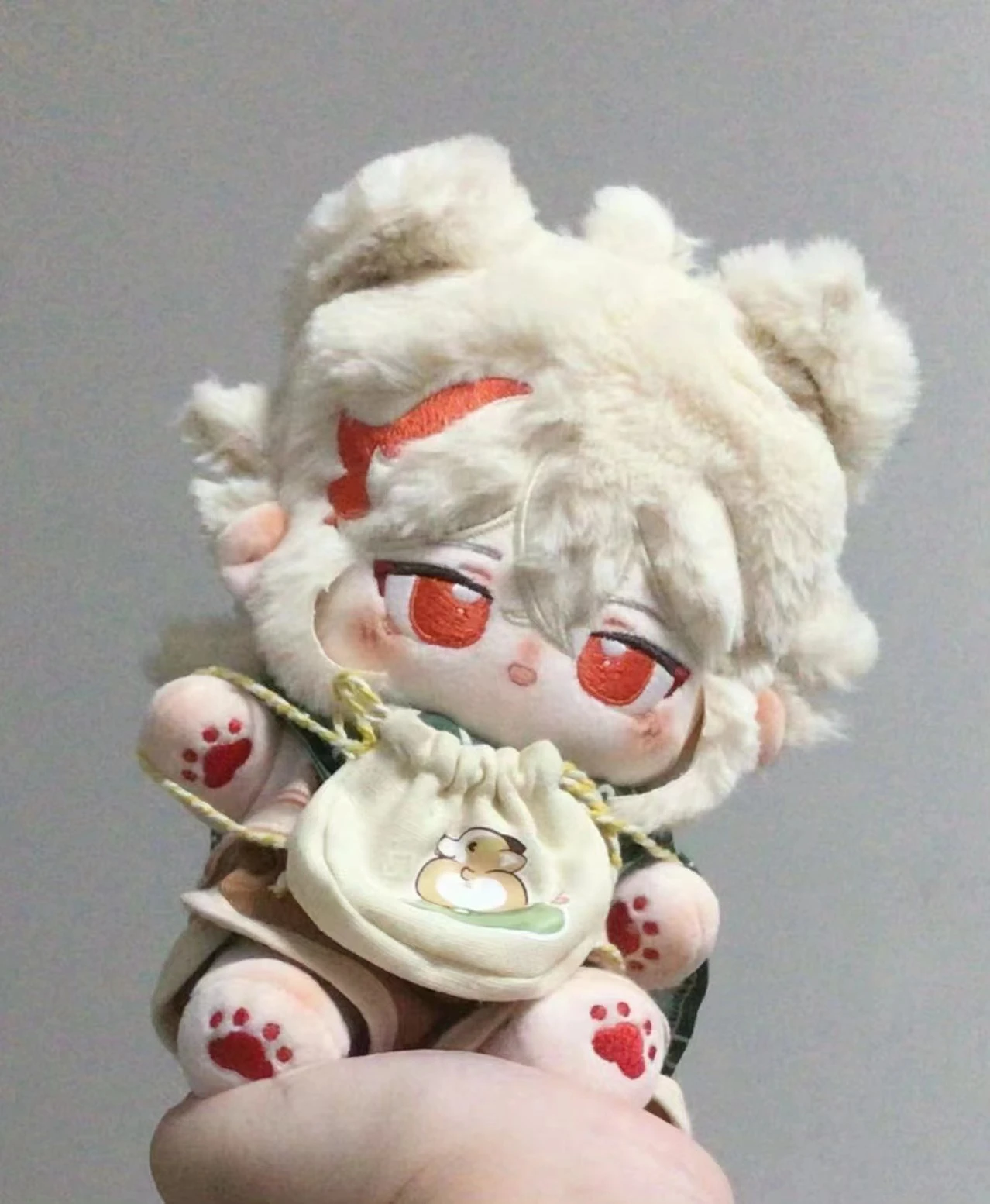 NEW 20cm Game Genshin Impact Plush Doll Kaedehara Kazuha Plushie Cotton Doll Kawaii Change Clothes Soft Stuffed Toys Gift