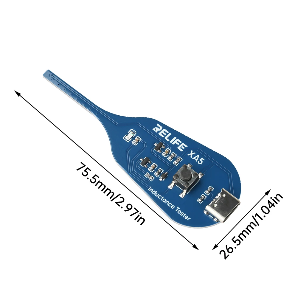 XA5 Motherboard Coil Tester for PC Repair Electromagnetic Induction Quick Fault Check Coil Tester Inductor Detector Tools