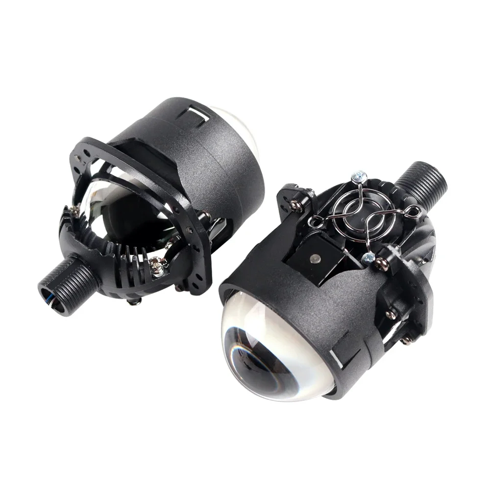Sanvi Hot Sale 2.5 inch S8 Lossless Car Light Emitting Diode Headlight 45W 6000K 3800LUX Dual Light Emitting Diode ProjectorLens