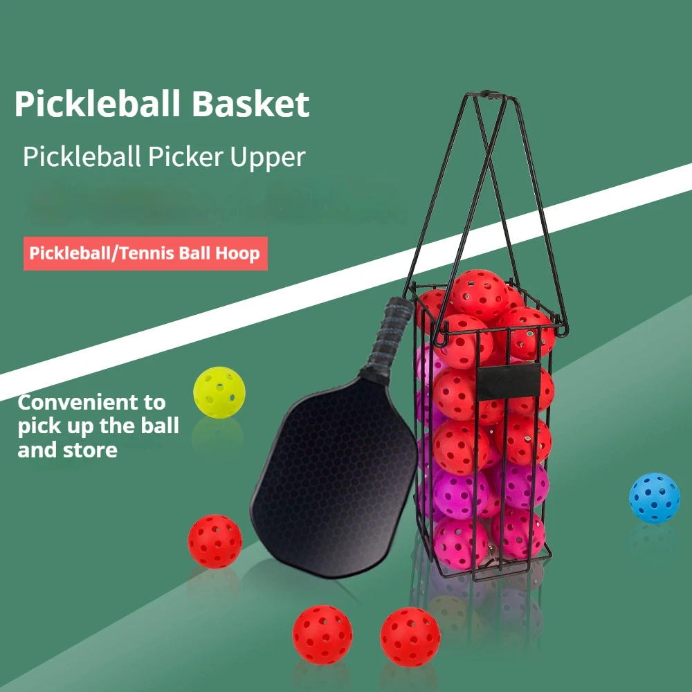 

SONGYI Pickleball Training Equipment Portable Pickleball Ball Collector Pickleball Retriever Basket Carrier Gatherer Picker