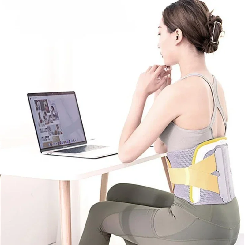 

Breathable Waist Belt Lumbar Support for Muscle Strain with Lightweight Design for Treatment and Warmth Adjustable Back Brace