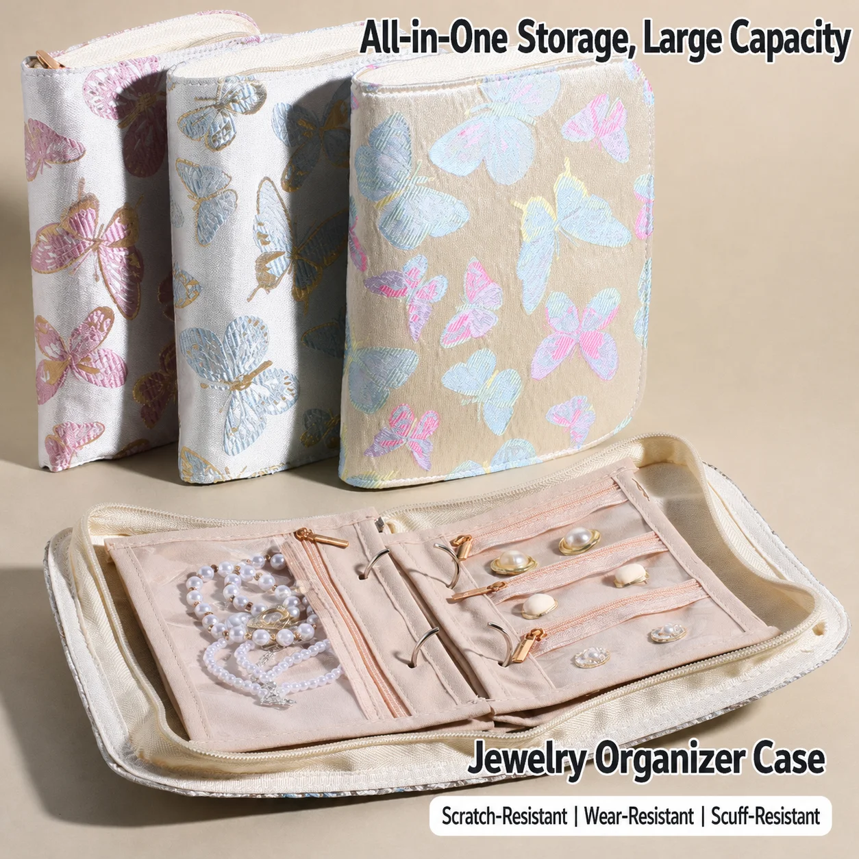 Travel Jewelry Storage Bag Por - Ring Binder Box recension och pris