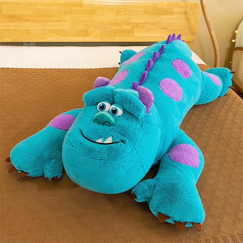 

105cm Disney Kawaii Blue Monster Stuffed Doll Sullivan Plush Toy Large Hugging Pillow for Kids Birthday Xmas Gift From Factory