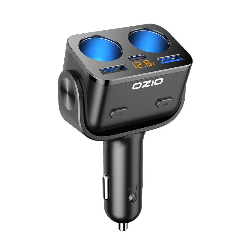 QC 3.0 Dual USB Car Charger 2V Fast Charging Cigarette Lighter Socket Splitter Plug Auto Power Adapter for Mobile Phone DVR 6