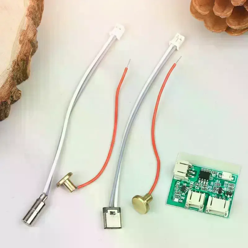 LED Desk Lamp Control Board Dimming Touch Control TYPE-C 3.5DC Rechargeable Timer Off Module for Bedroom Office DIY