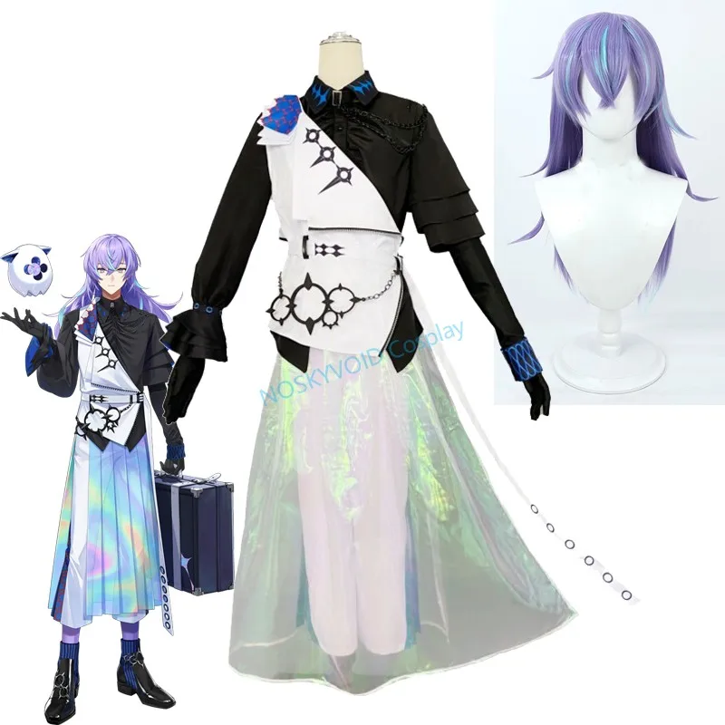 

Nijisanji Hoshirube Sho Cosplay Costume Vtuber Wigs Virtual Anchor Live Streaming Clothing Halloween Virtual YouTuber Outfits