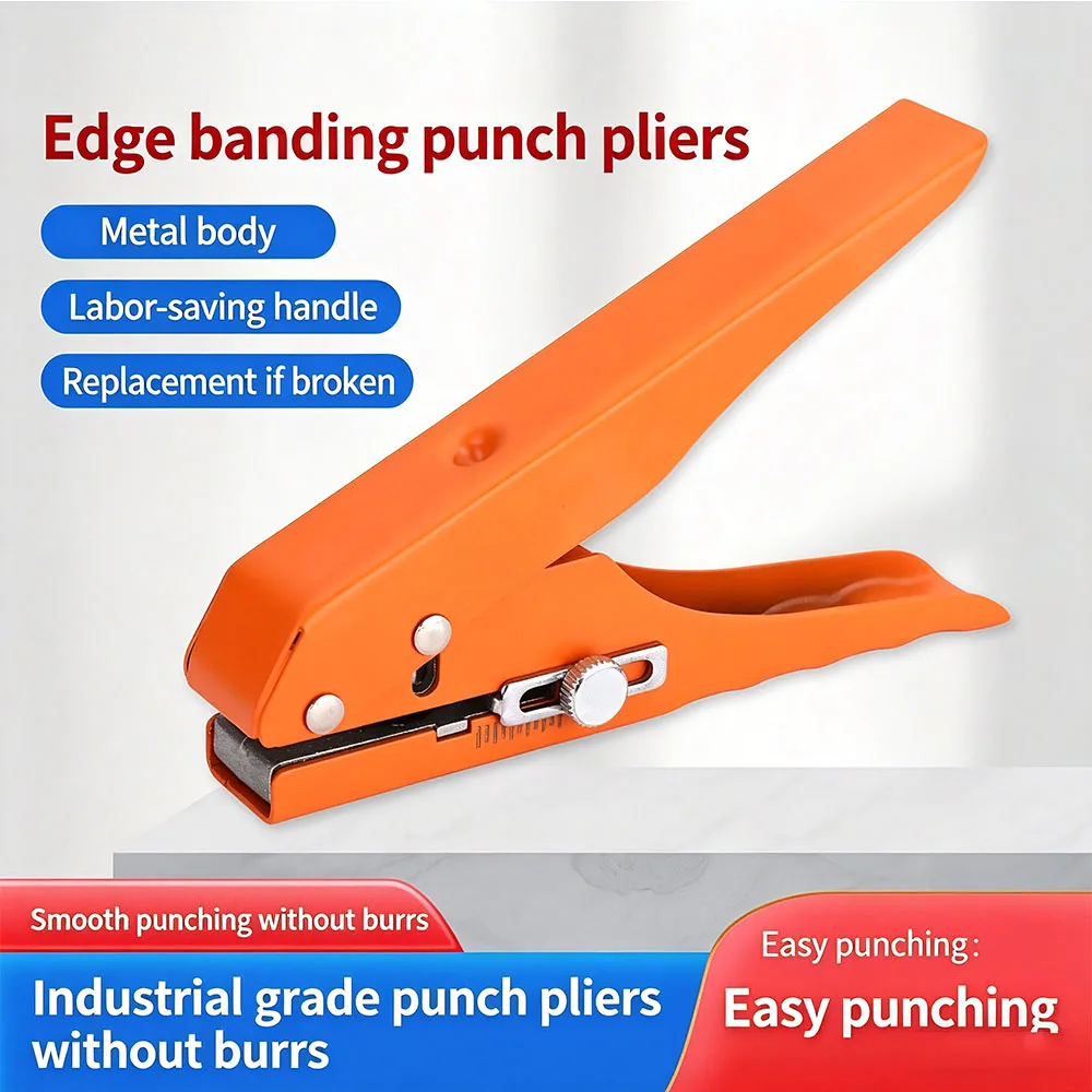 8/10/15MM Edge Banding Hole Punch Pliers Woodworking Screw Cover Punch Tool for PVC Leather Furniture 1