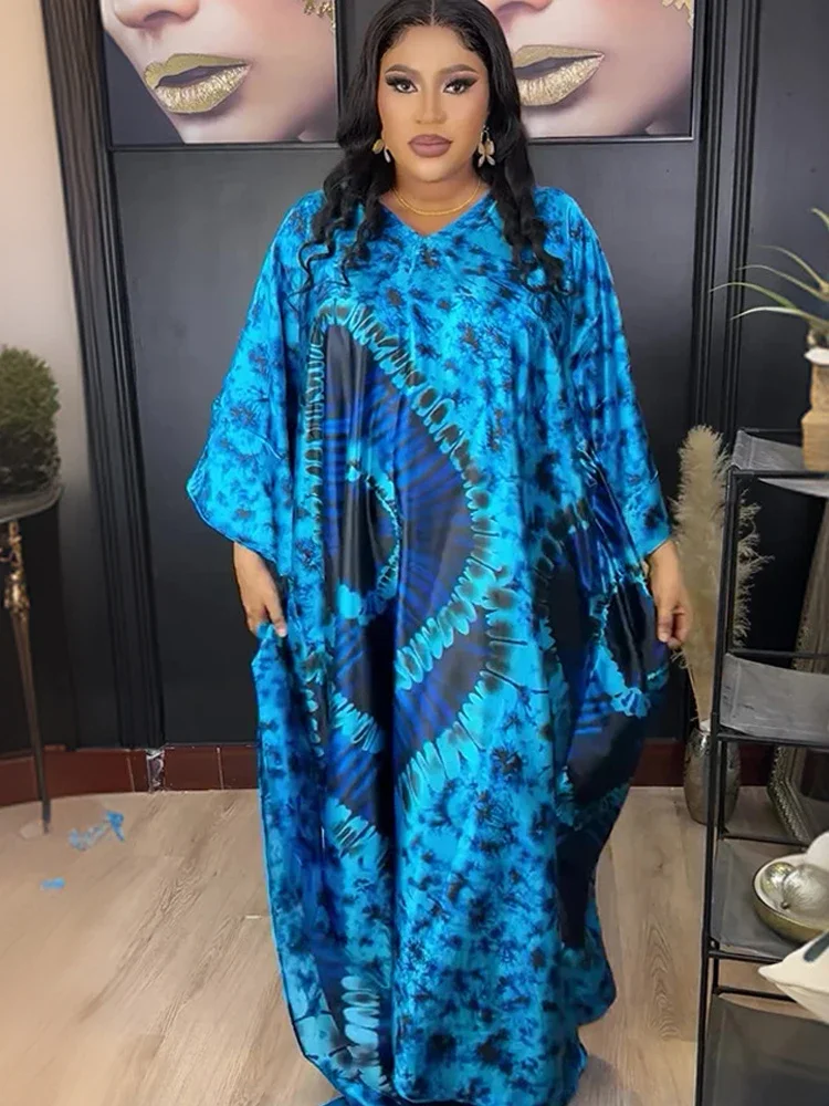 

Robe Africaine Femme Plus Size Long Dresses For Women Traditional African Dashiki Print Outfits Party Prom Evening Gown 2024 New