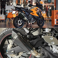 For KTMR2R 1290 Super Adventure 51mm Motorcycle Exhaust R11 Muffler 302R R25 Z400 Z900 MT07 MT09 ninja650 Z750 Z800 mt03 R6