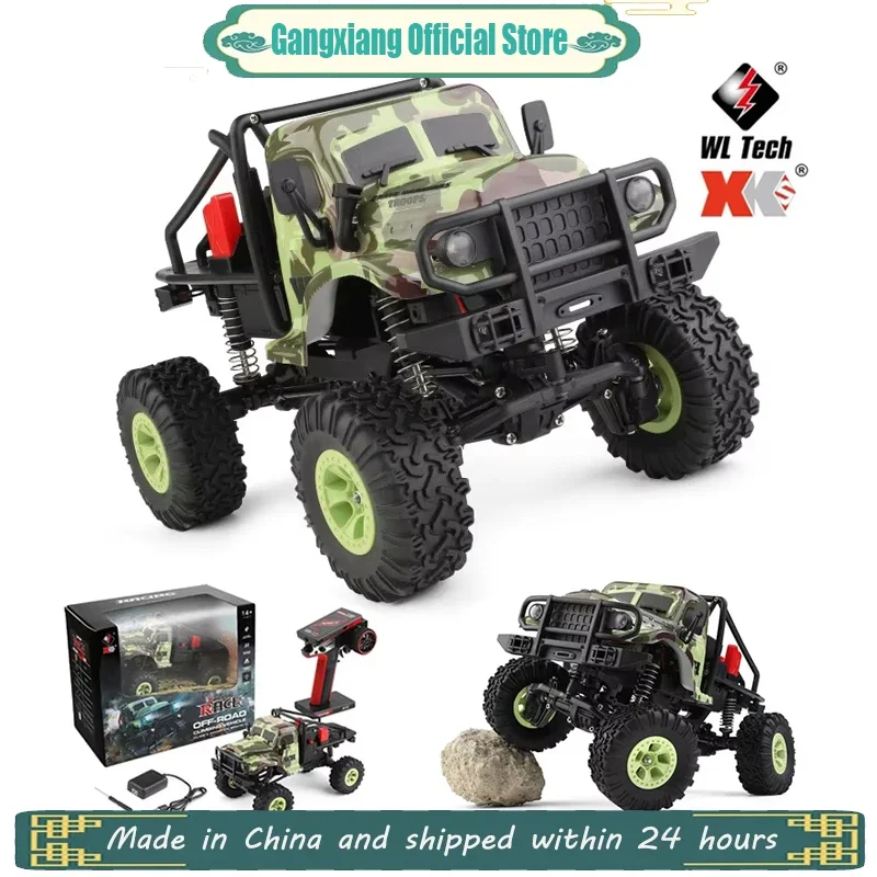 

WLtoys 184021 Rc Car 4WD Electric Off-Road Climbing Car 1:18 Remote Control High-Speed Climbing Crawler Vehicle Toys for Kids