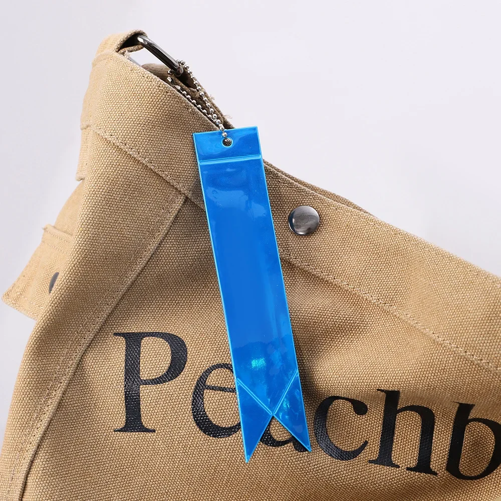 Pendente fluorescente do saco do PVC, Streamer reflexivo Keychain