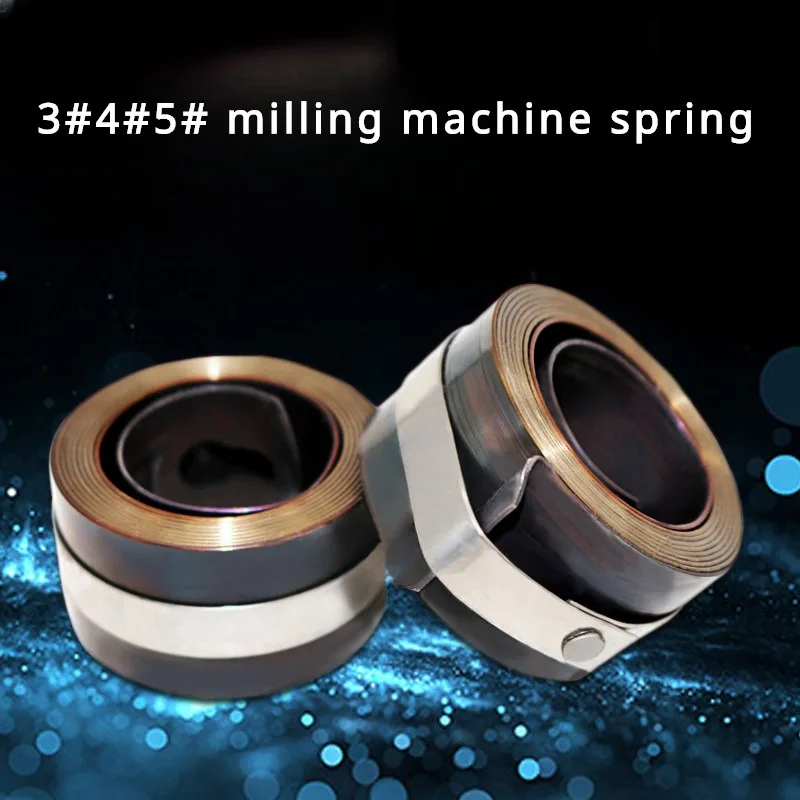 Turret Milling Machine B178 Lifting Return Spring Scroll Feed Handle Coil Spring Accessories  Machine Tools