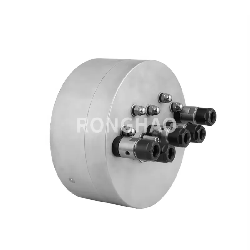 

New Five Axis Multi Axis Drilling & Tapping Head Spindle Head With Gear Core Components Aluminum Shell 380V/220V 600-6000 RPM