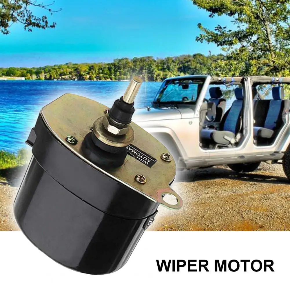 Wiper Motor Easy to Install Car Wiper Motor High Strength 12V Universal Windscreen Wiper Motor 01287358 7731000001 for Jeep