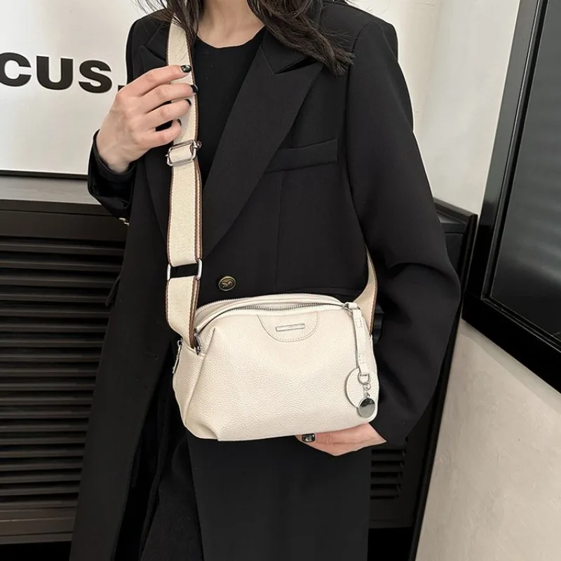 Simple Elegant Diaper Bag, Luxury Vintage Leather Backpack, Women’s Popular Classic Commuter Messenger